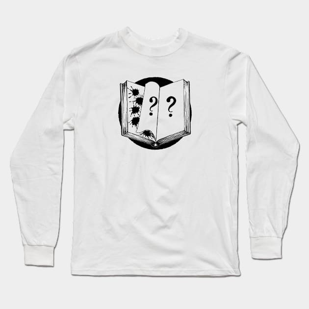 Splatter Book Long Sleeve T-Shirt by linesdesigns